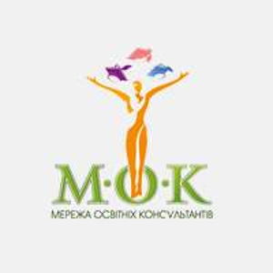 Logo MOK (napisane w jezyku ukrainskim "SIEĆ DORADCÓW EDUKACYJNYCH")(Mok Logo (written in Ukrainian "educational Advisors Network"))