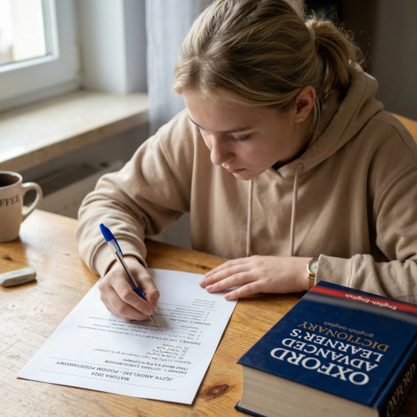 Test z języka<br />angielskiego